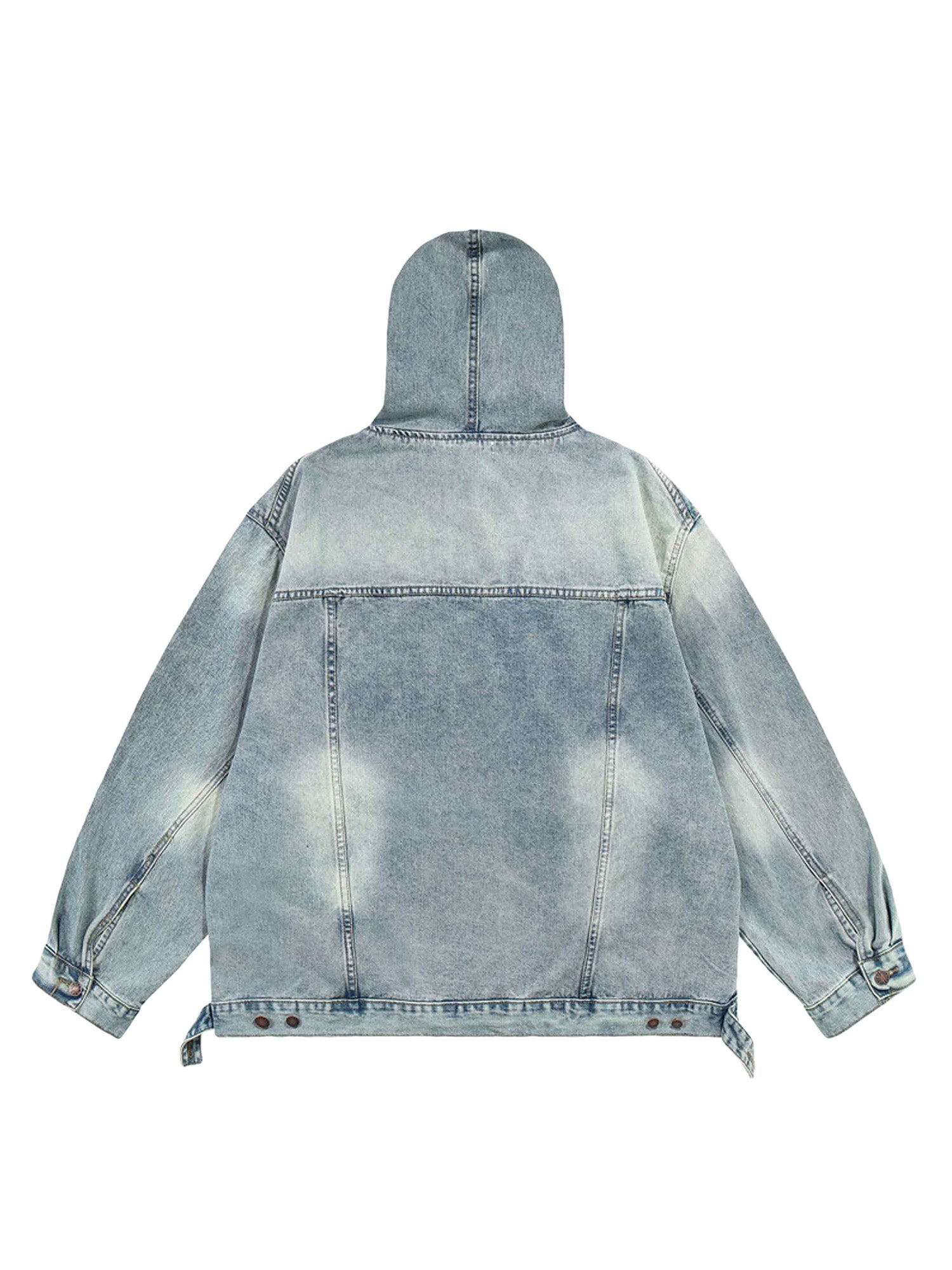 Thesupermade Worn Denim Hoodie - 1464