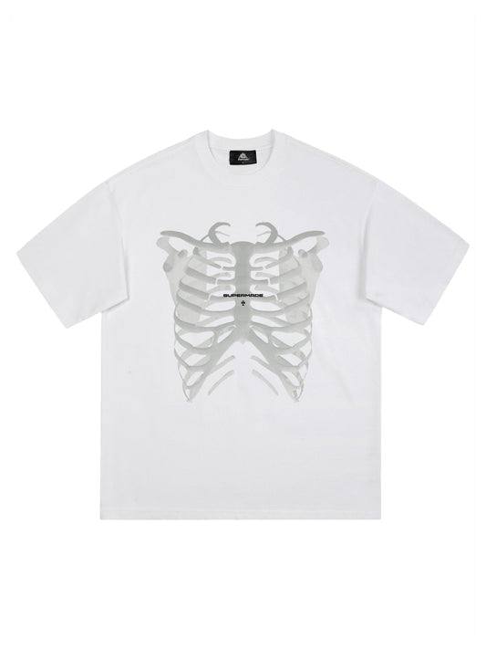 Thesupermade – T-Shirt mit Totenkopf-Print 