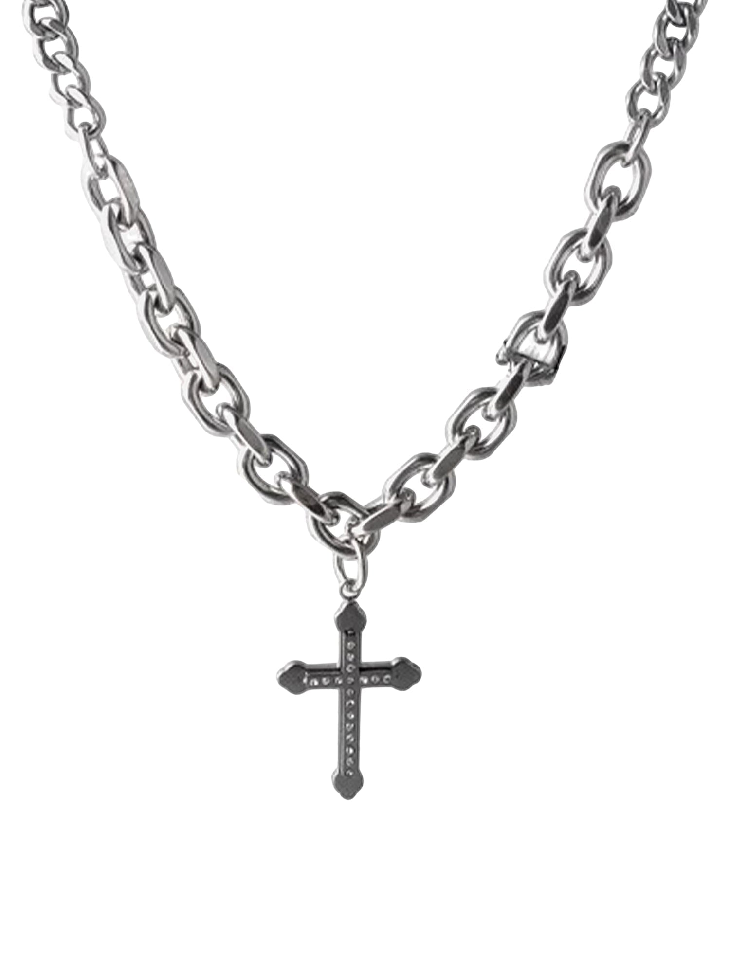Collier Croix Noire Supermade -1131
