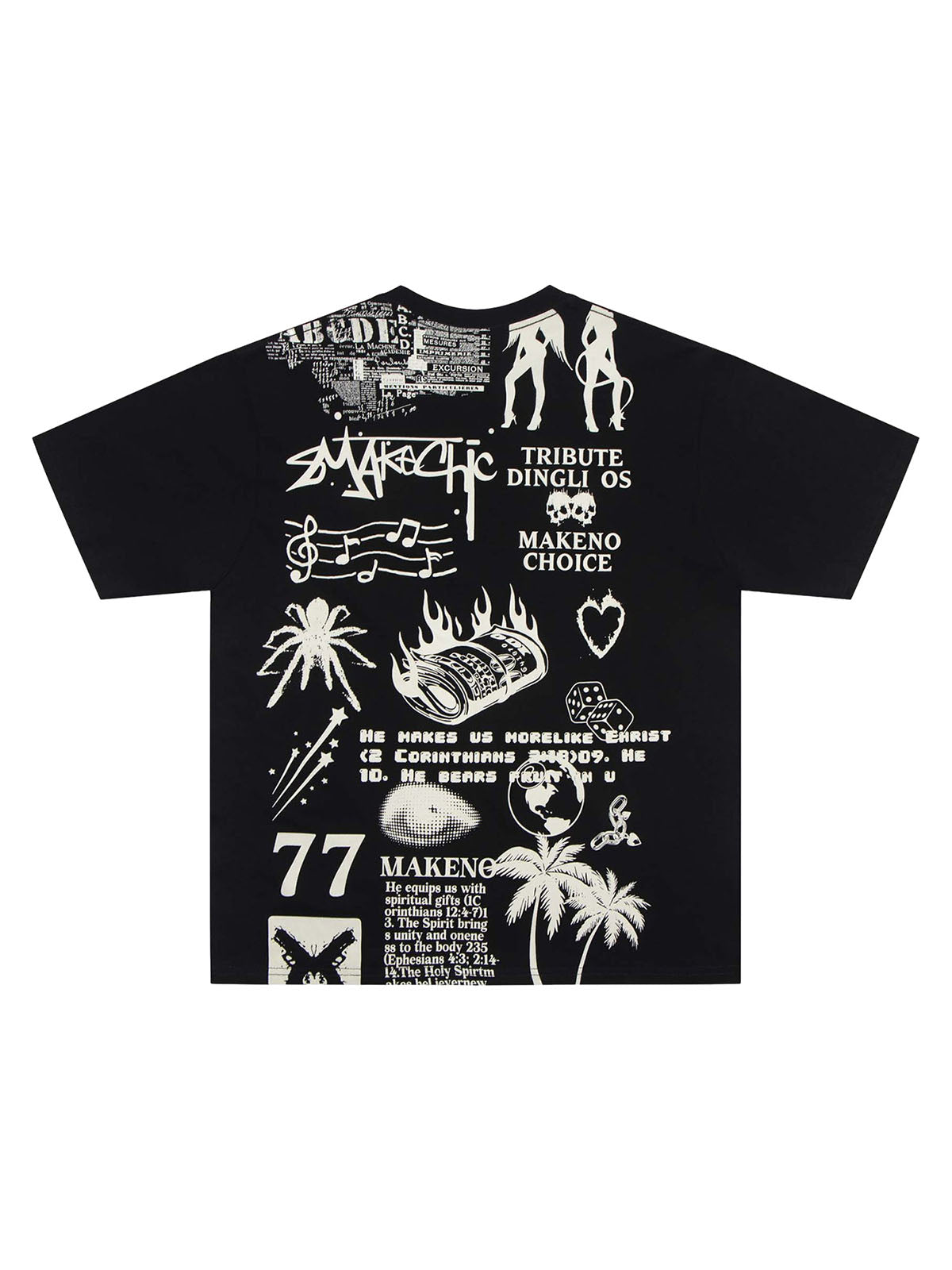 Thesupermade High Street Letter Print T-shirt