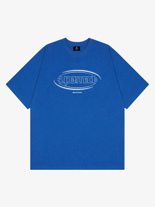 Thesupermade – T-Shirt mit ovalem Logo – 1222