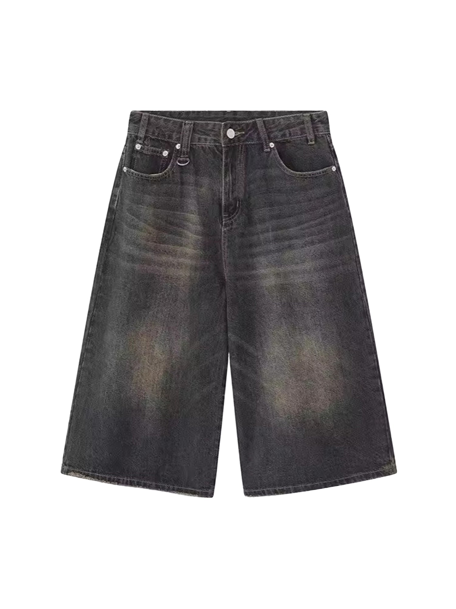Thesupermade – Retro-Jeans mit Rissen, Blau, gerade, weites Bein, 2079 