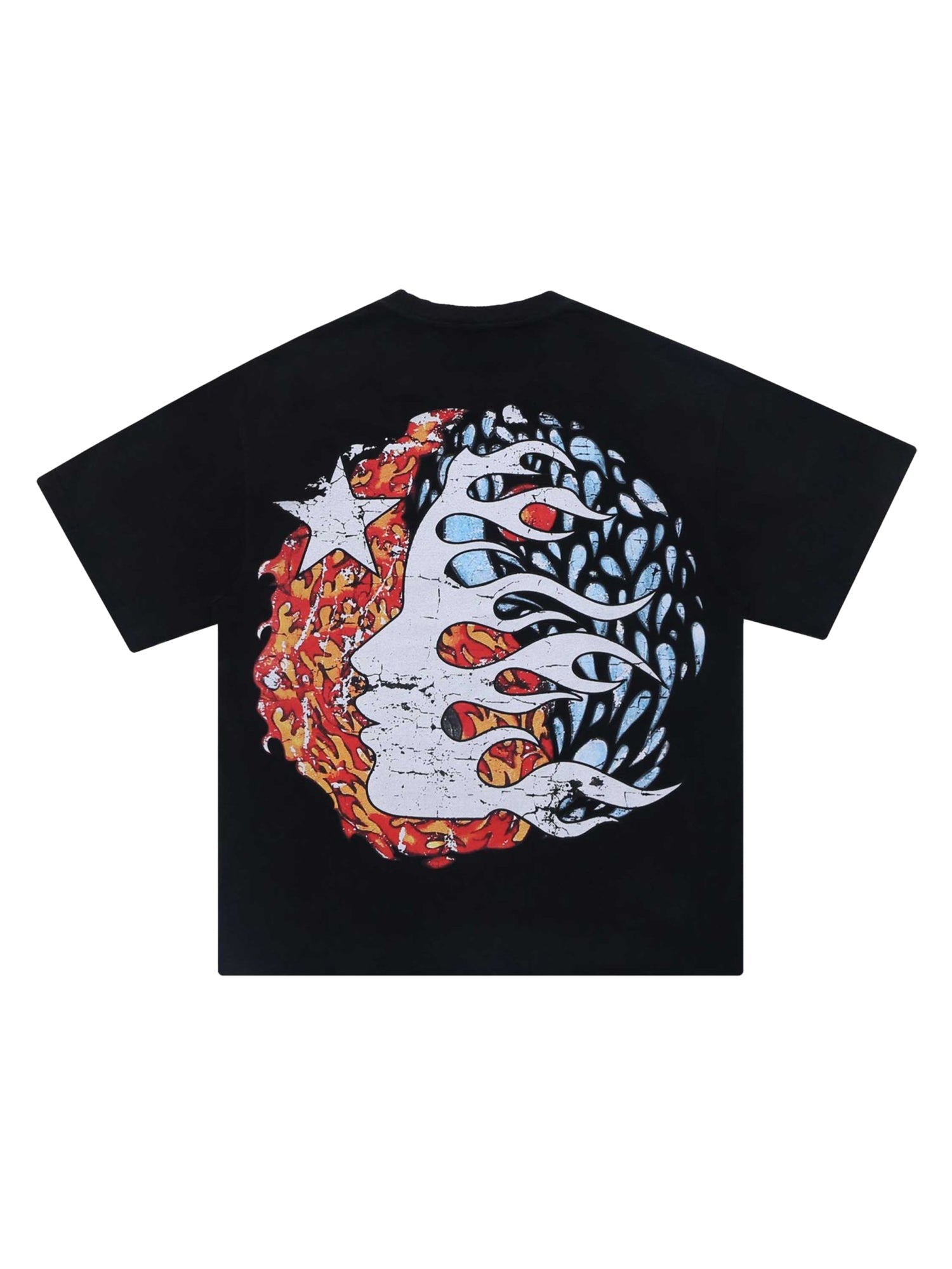 Thesupermade Demon Skull Print T-Shirt