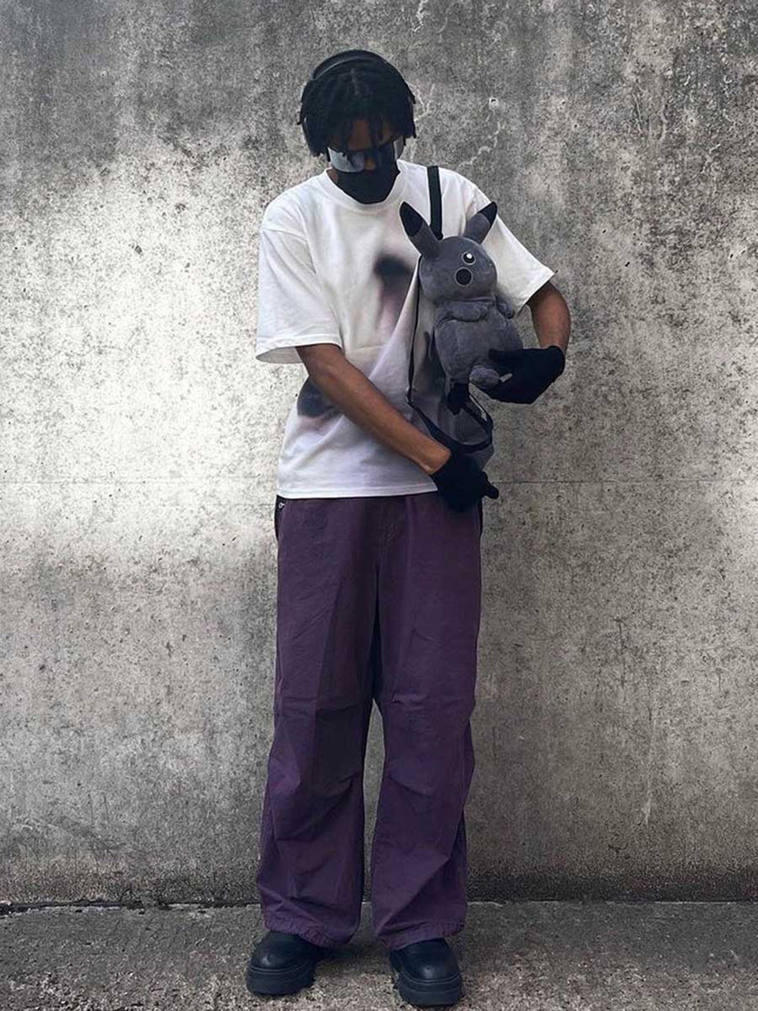 Thesupermade T-Shirt mit Phantom-Porträt-Aufdruck -1187 
