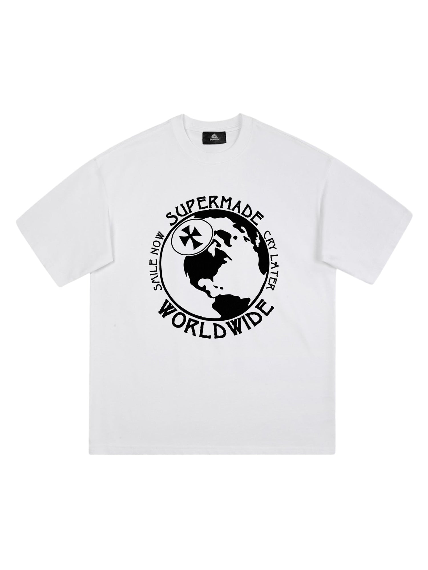 Thesupermade Globe Print T-shirt