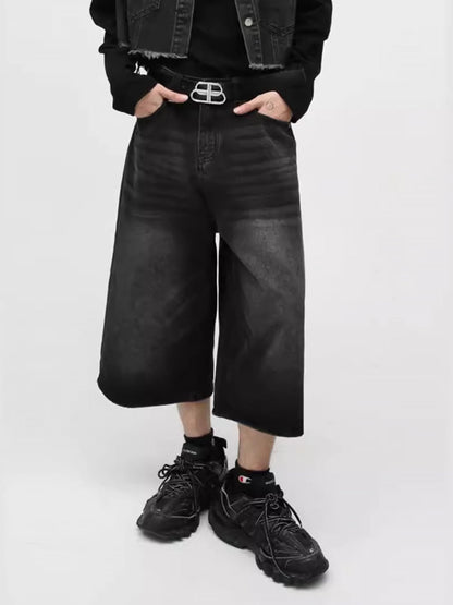 Thesupermade – Retro-Jeans mit Rissen, Blau, gerade, weites Bein, 2079 