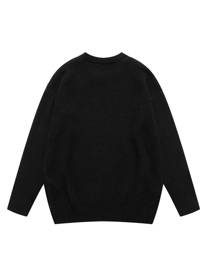 Thesupermade Vintage Portrait Knit Sweater