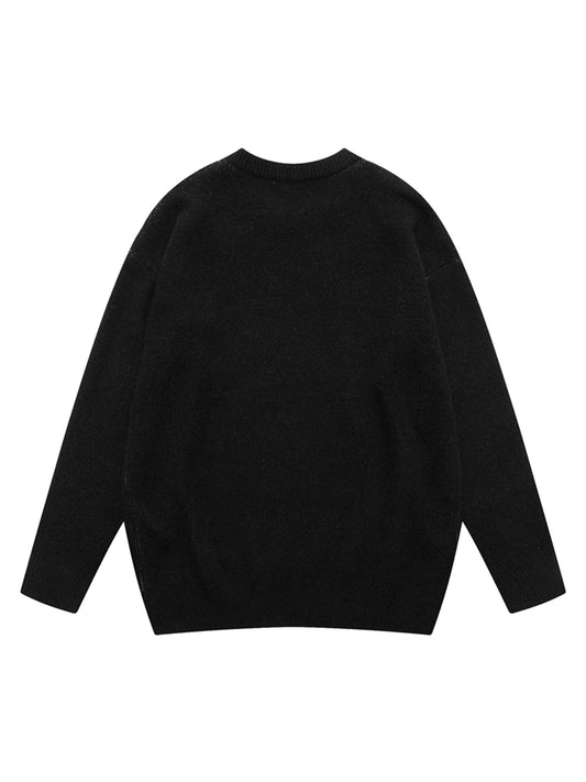 Thesupermade Vintage Portrait Knit Sweater