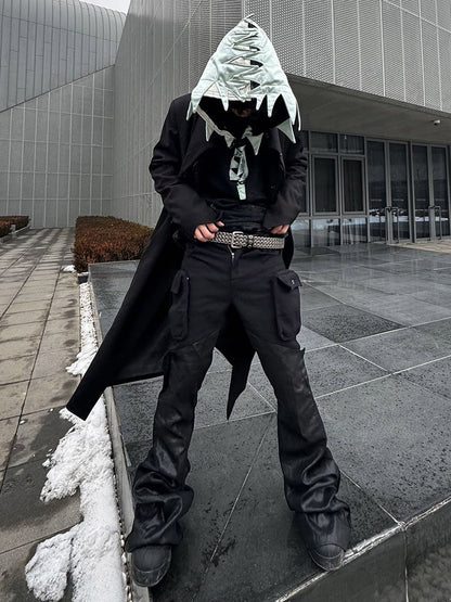 Gothic Dark Style Punkgürtel mit Hohlnieten - 1993 