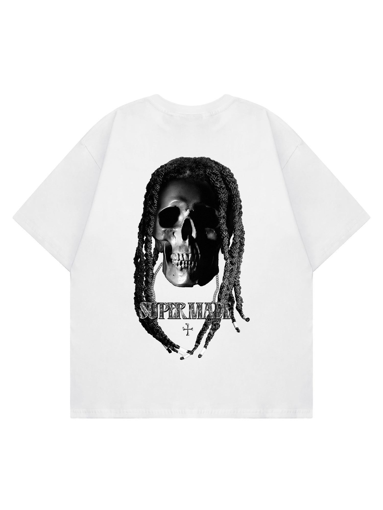 Thesupermade Skull Print T-shirt