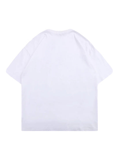 Thesupermade Masked Gangster Portrait Printed T-Shirt-1533