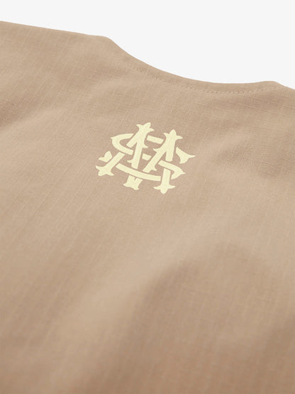 Thesupermade Gepolsterte Cargo-Weste mit Skelett-Print -1201