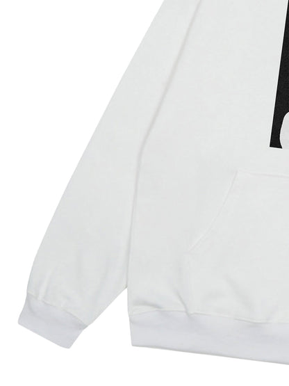 Thesupermade Kapuzenpullover mit Portrait-Print 