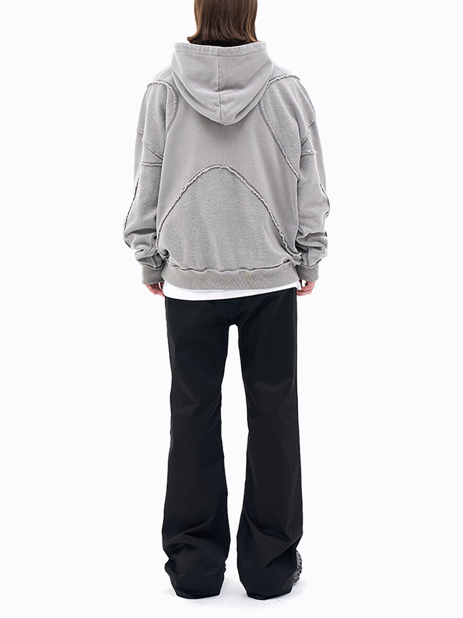 Thesupermade Washed Splicing Hoodie – 1985