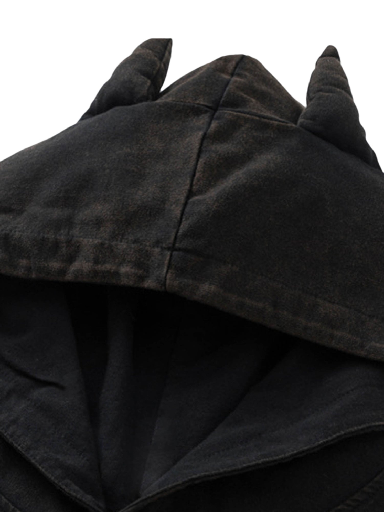 Thesupermade Washed Hooded Cotton Undershirt