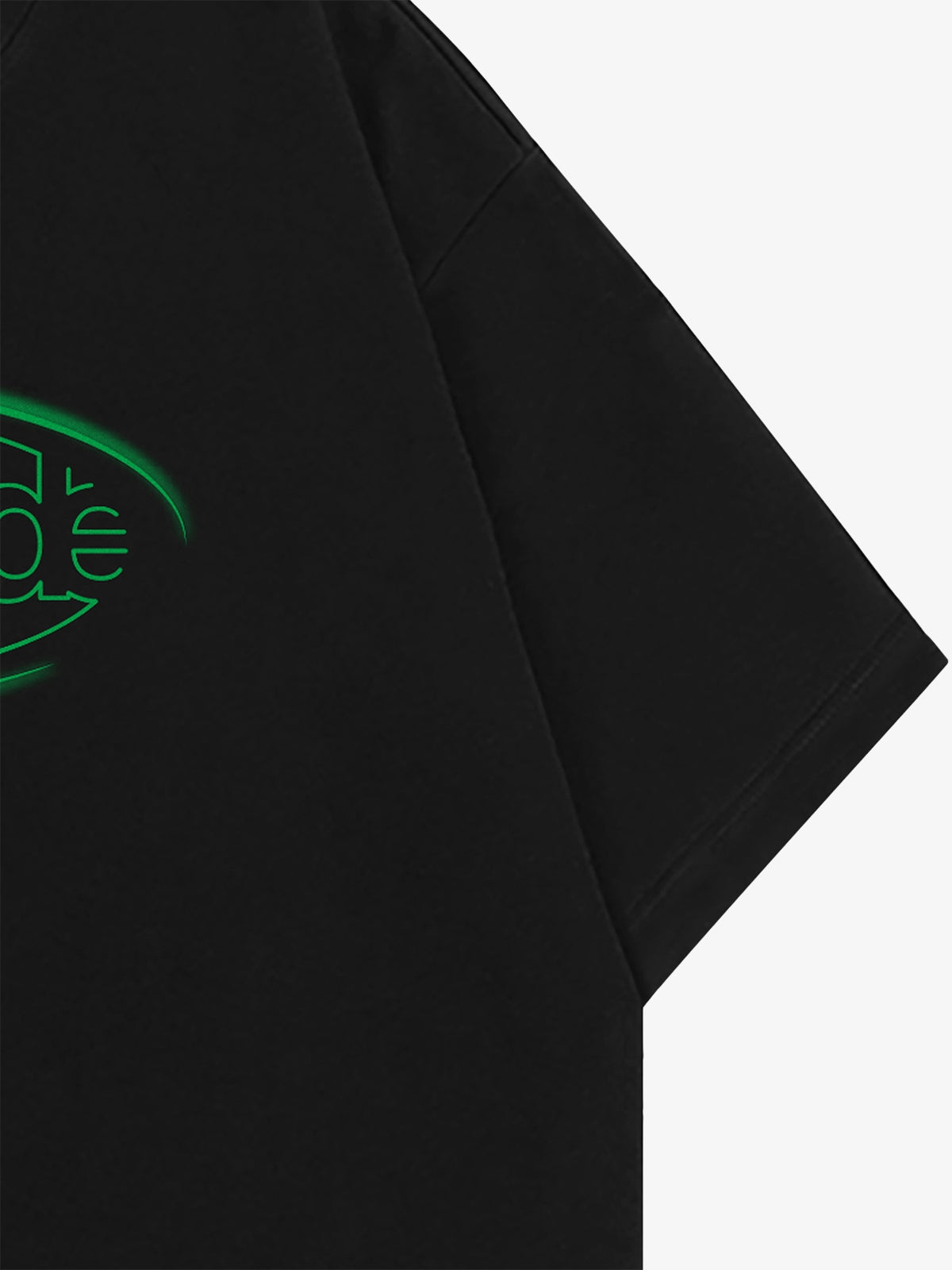 Thesupermade – T-Shirt mit ovalem Logo – 1222