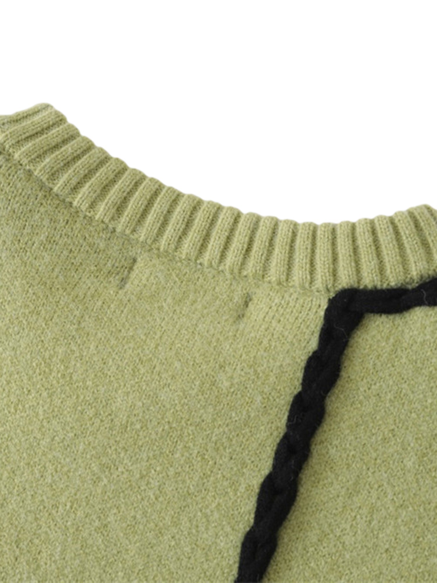 Thesupermade – Oversize-Pullover im Distressed-Look mit Spinnenmuster