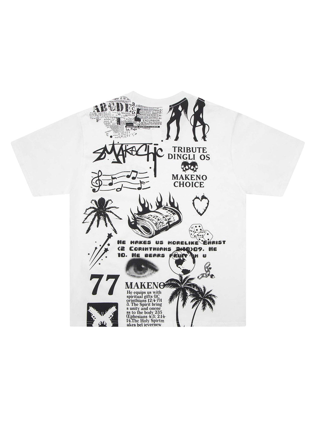 Thesupermade High Street Letter Print T-shirt