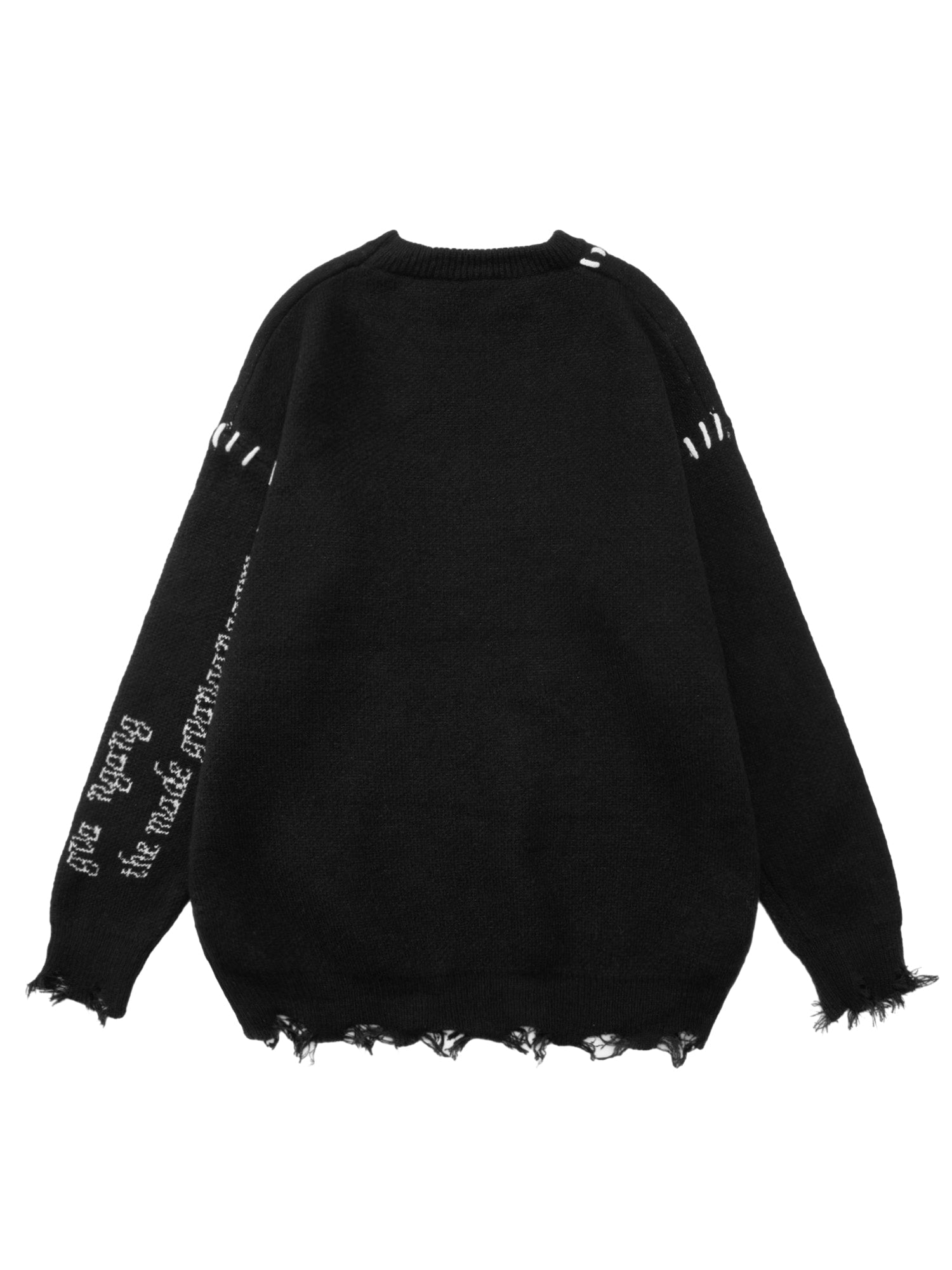 Thesupermade Dark Smiley Face Crewneck Sweater