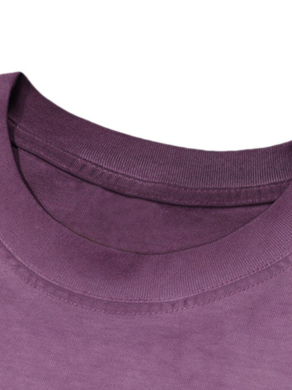 T-shirt à découper avec motif autocollant de style américain - 1510