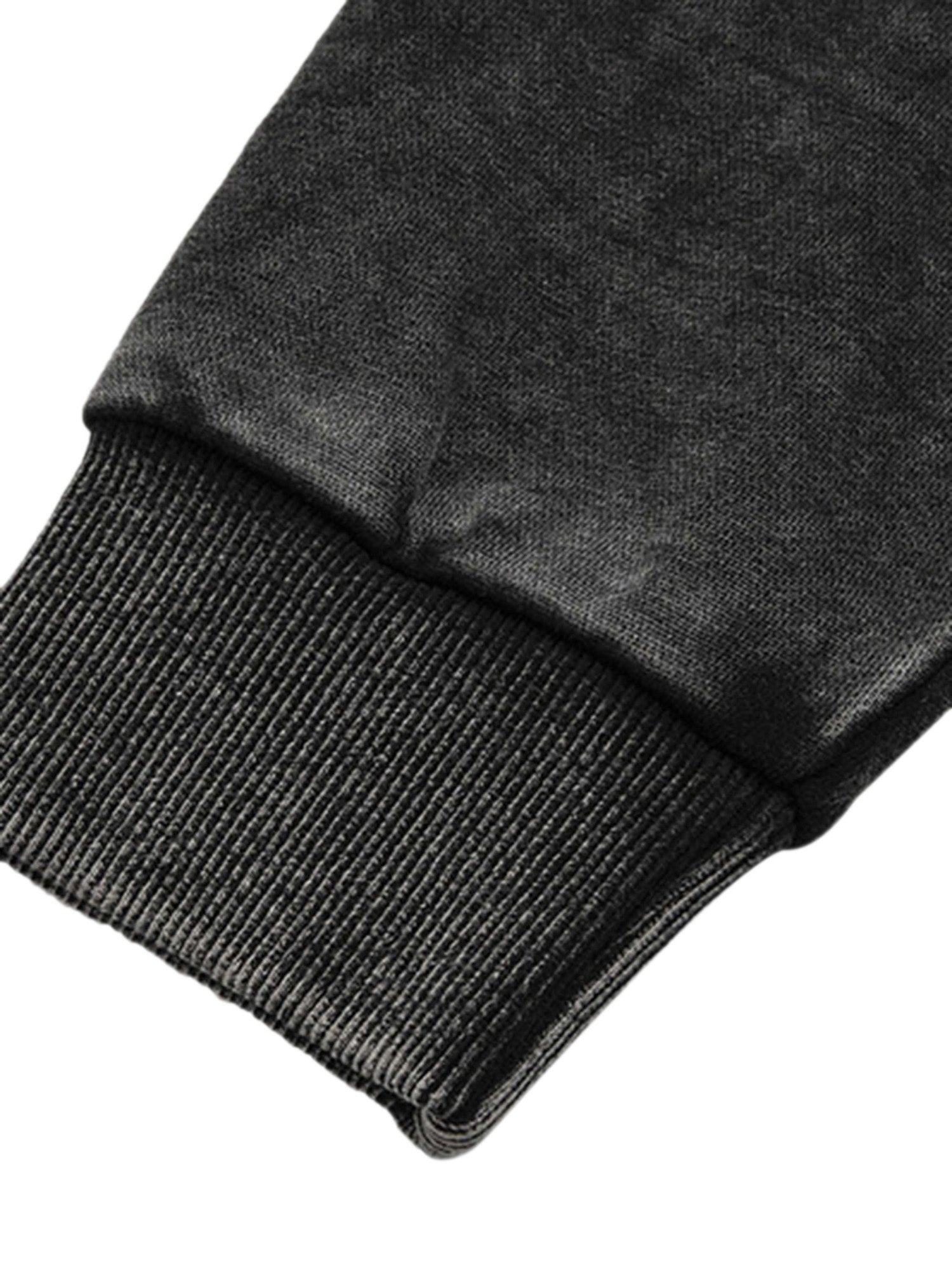 Thesupermade – Gewaschenes und gealtertes Kapuzensweatshirt – 1674 