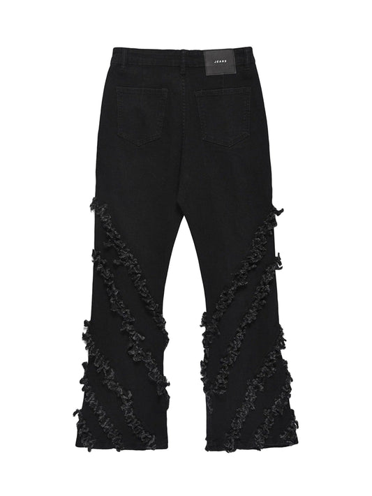 Thesupermade Vintage Rough Edge Schlagjeans – 1721 