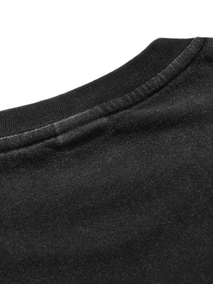 Thesupermade – Lockeres T-Shirt mit Vintage-Schmetterlings-Print 