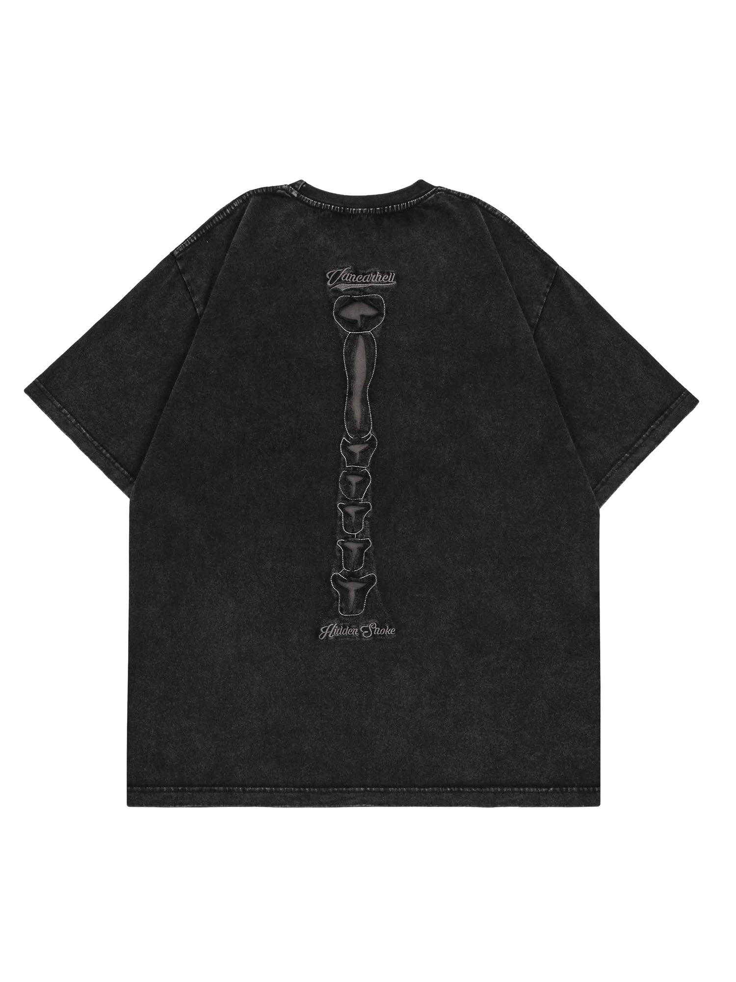 Dark Bones Washed Short-sleeved T-shirt - 1627