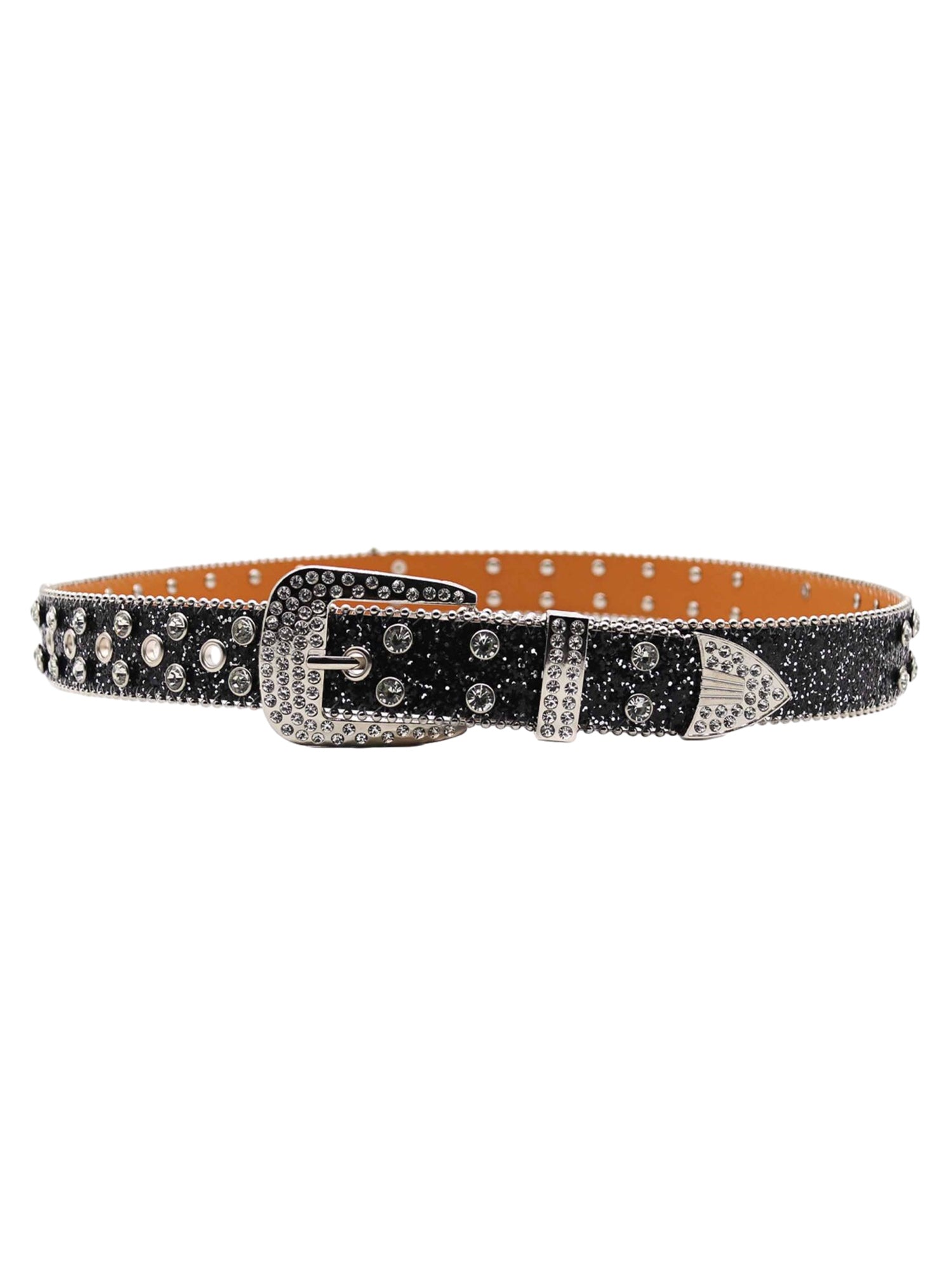 Ceinture tête de mort en strass supermade - 1668