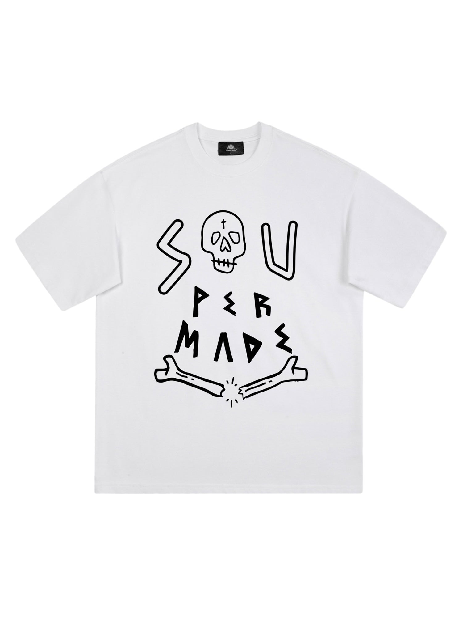 Thesupermade Skull Print T-shirt - 1991