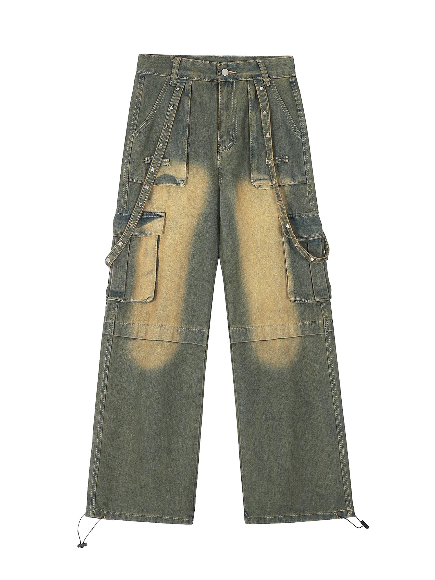 Thesupermade High Street Retro Washed Workwear Jeans