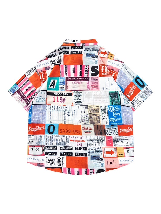 Chemises à manches courtes imprimées Thesupermade Street - 2259