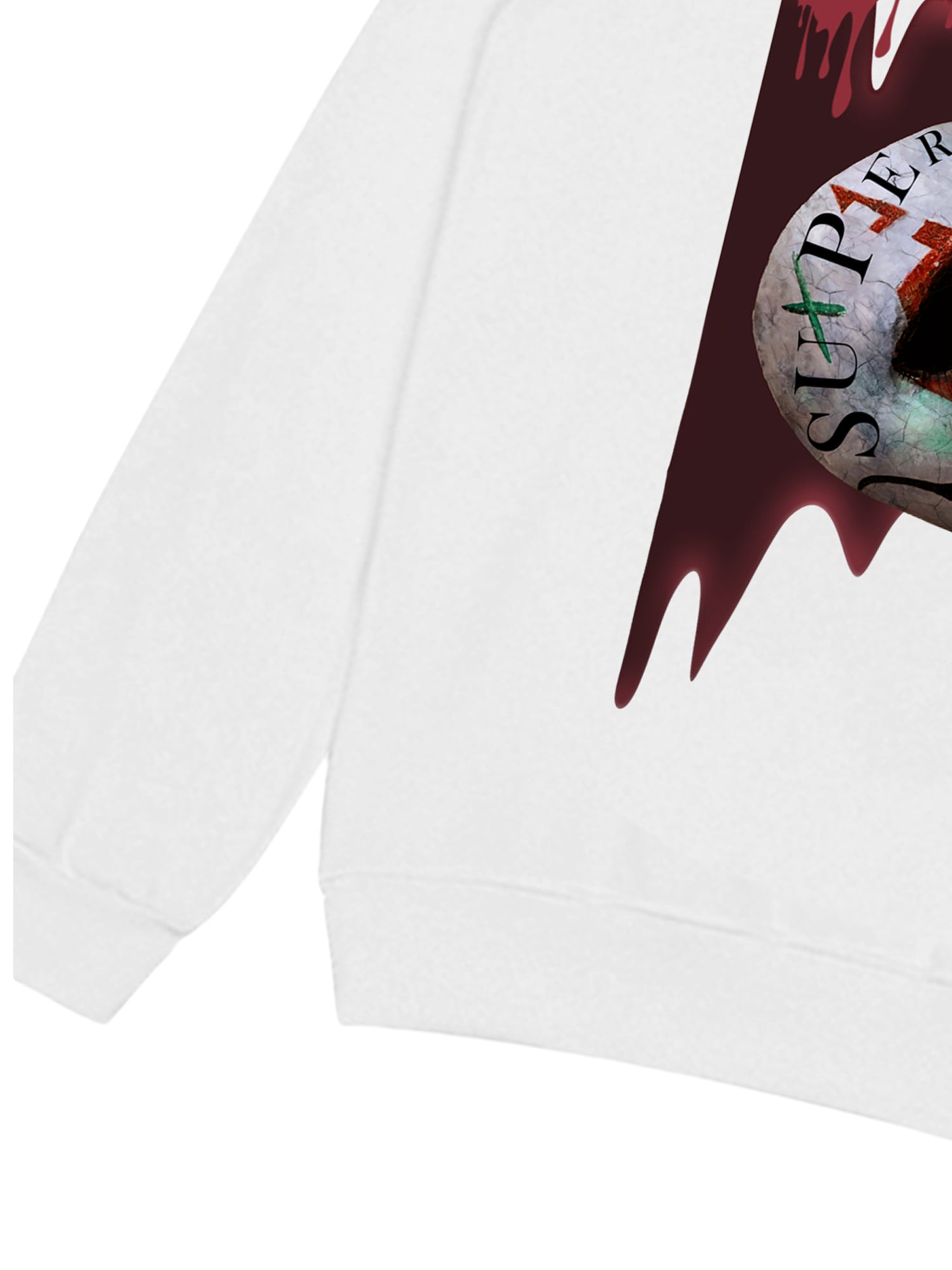 Sweat à capuche imprimé double masque avec logo Thesupermade