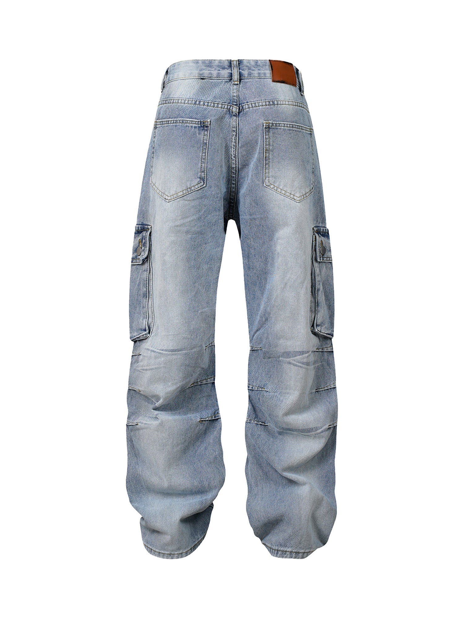 Thesupermade American Street Style Washed Distressed Jeans - 2236