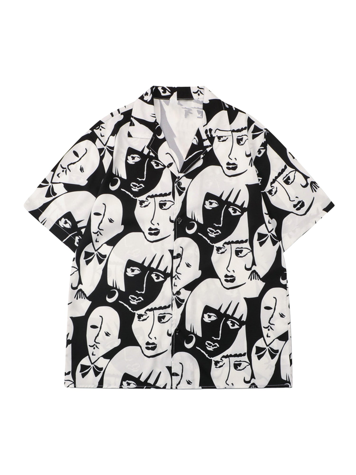 Multi-face Printed Short Set