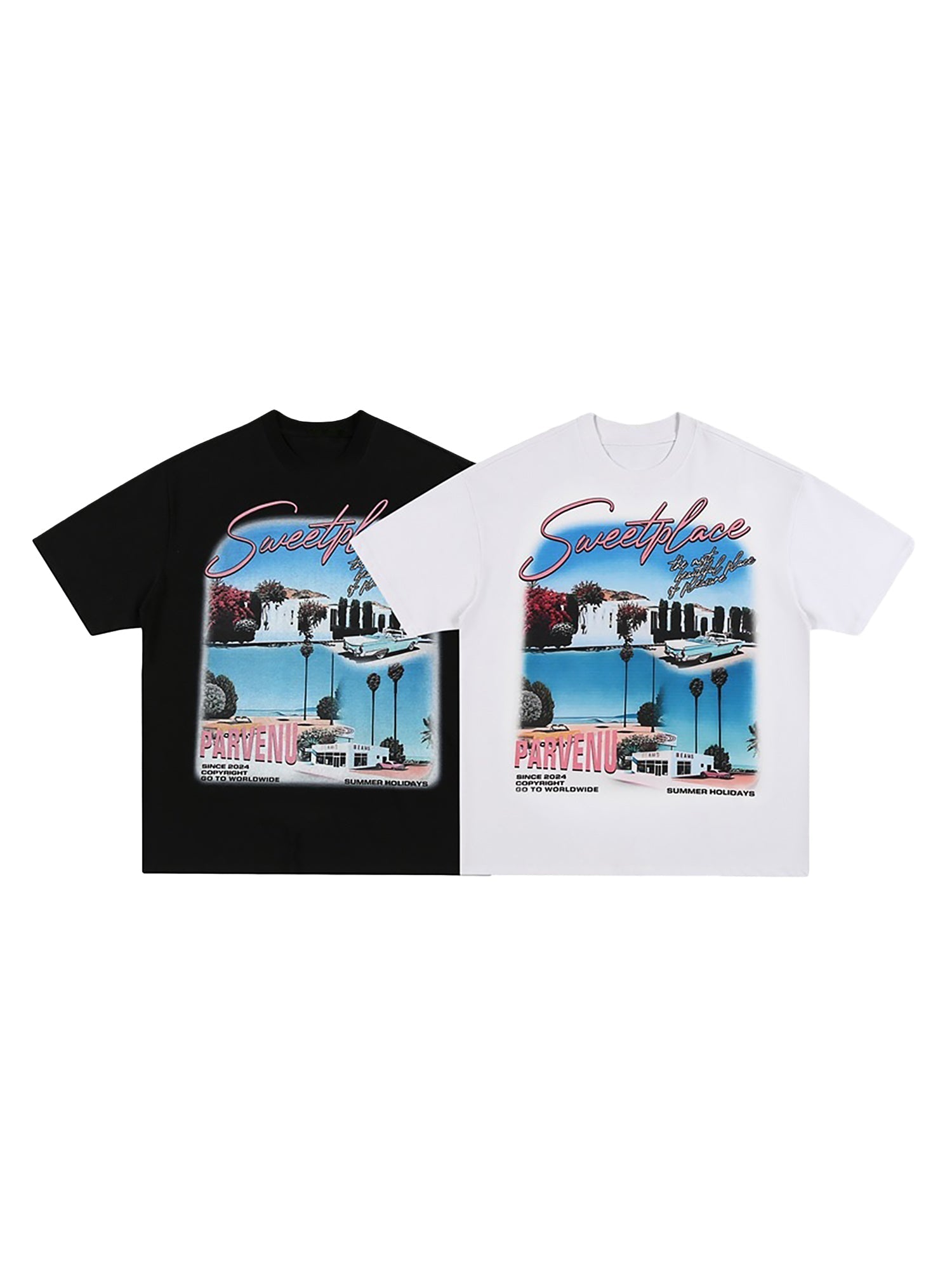 Oversize West Coast California Street T-shirt