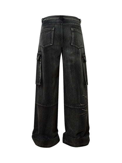 Jean hip-hop brodé Thesupermade High Street - 2122