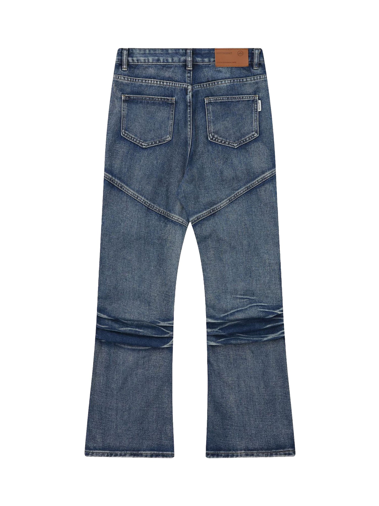 Multi-Pocket Washed Jeans