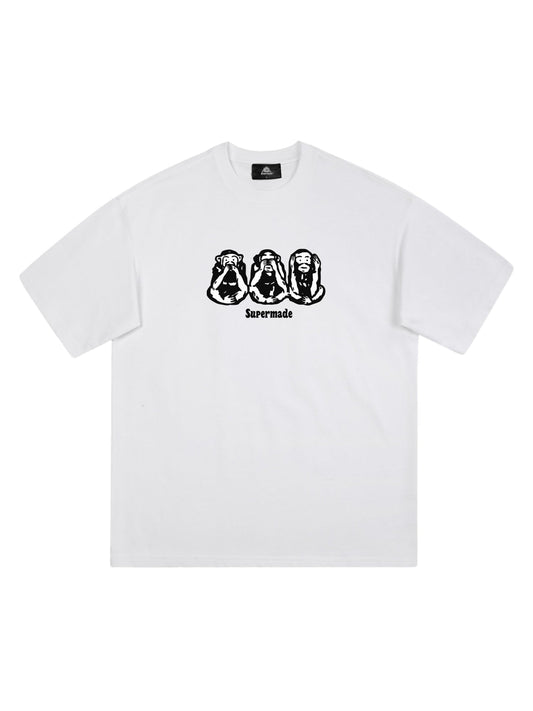 T-shirt imprimé singe supermade