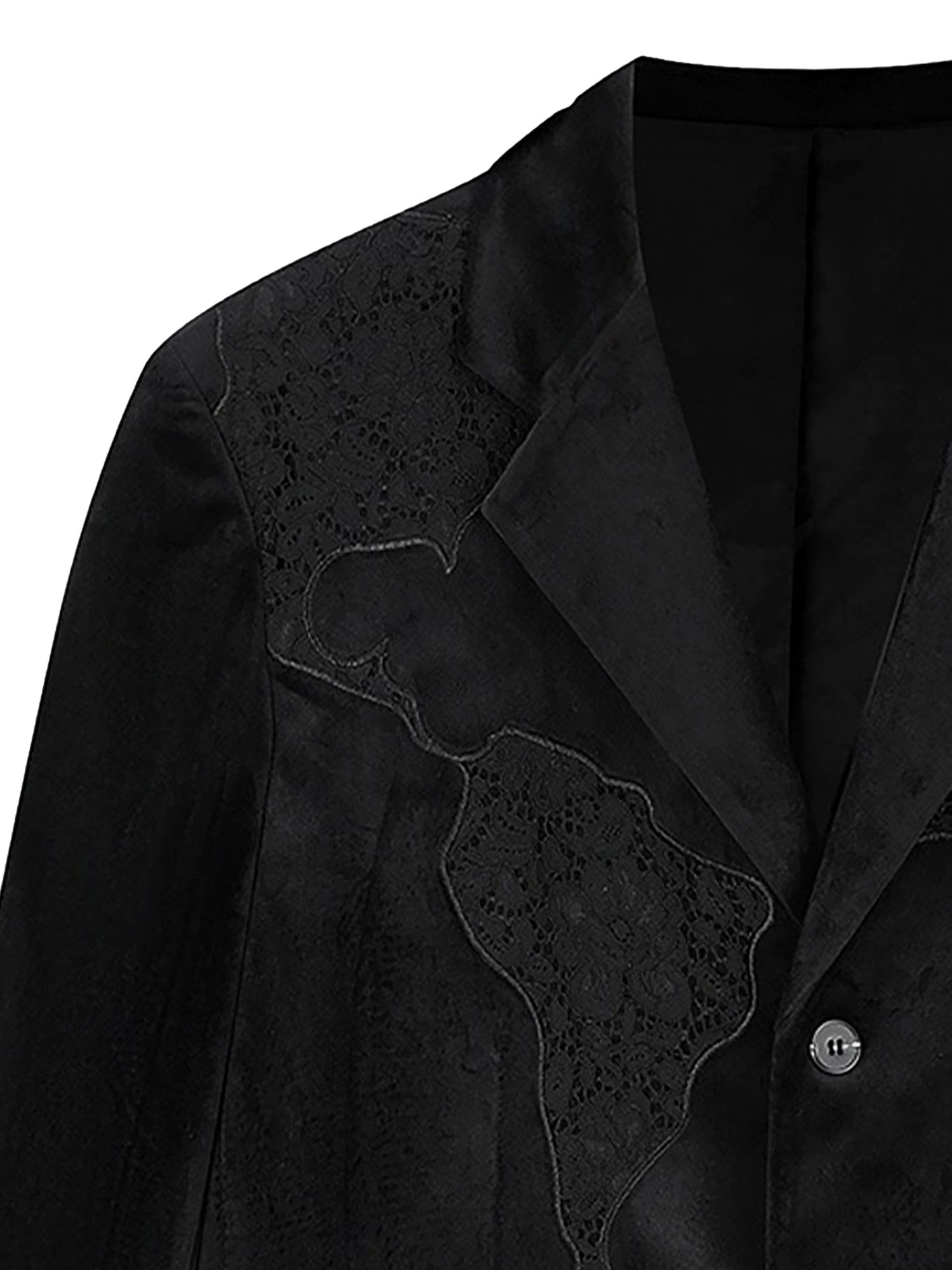 Lace Map Logo Velvet Suit