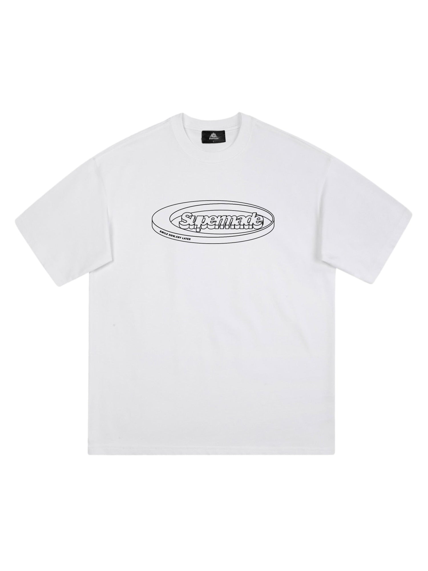 Thesupermade Font Logo Printing T-shirt