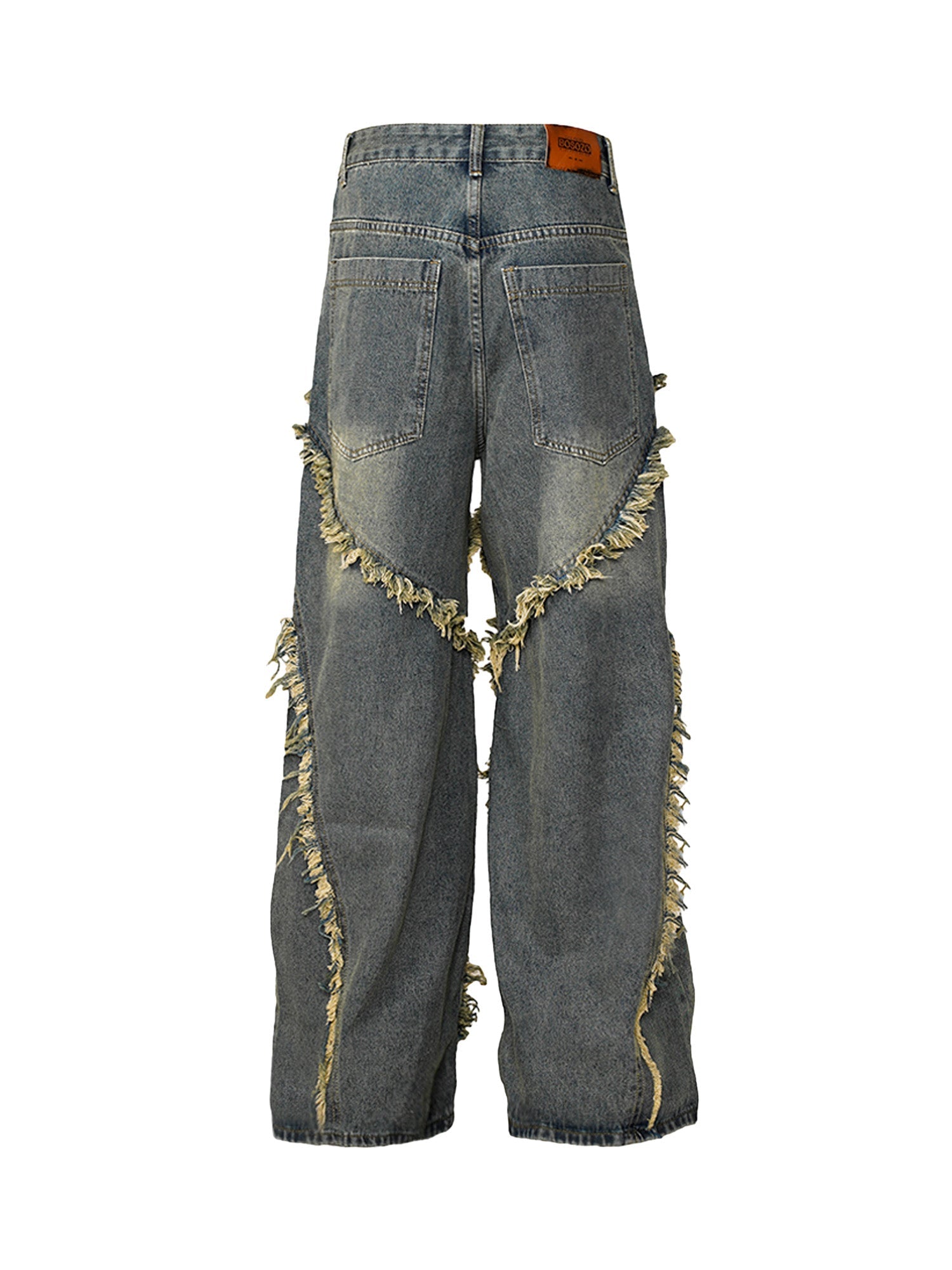 Thesupermade High Street Hip Hop Washed Distressed Jeans - 2069