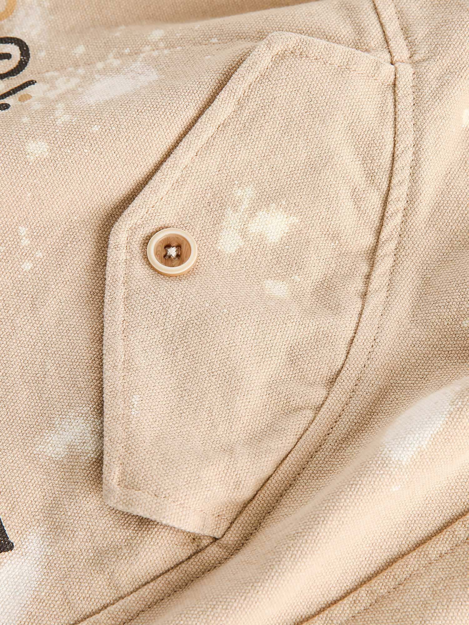 Short hip-hop rétro à motif hiéroglyphique Thesupermade