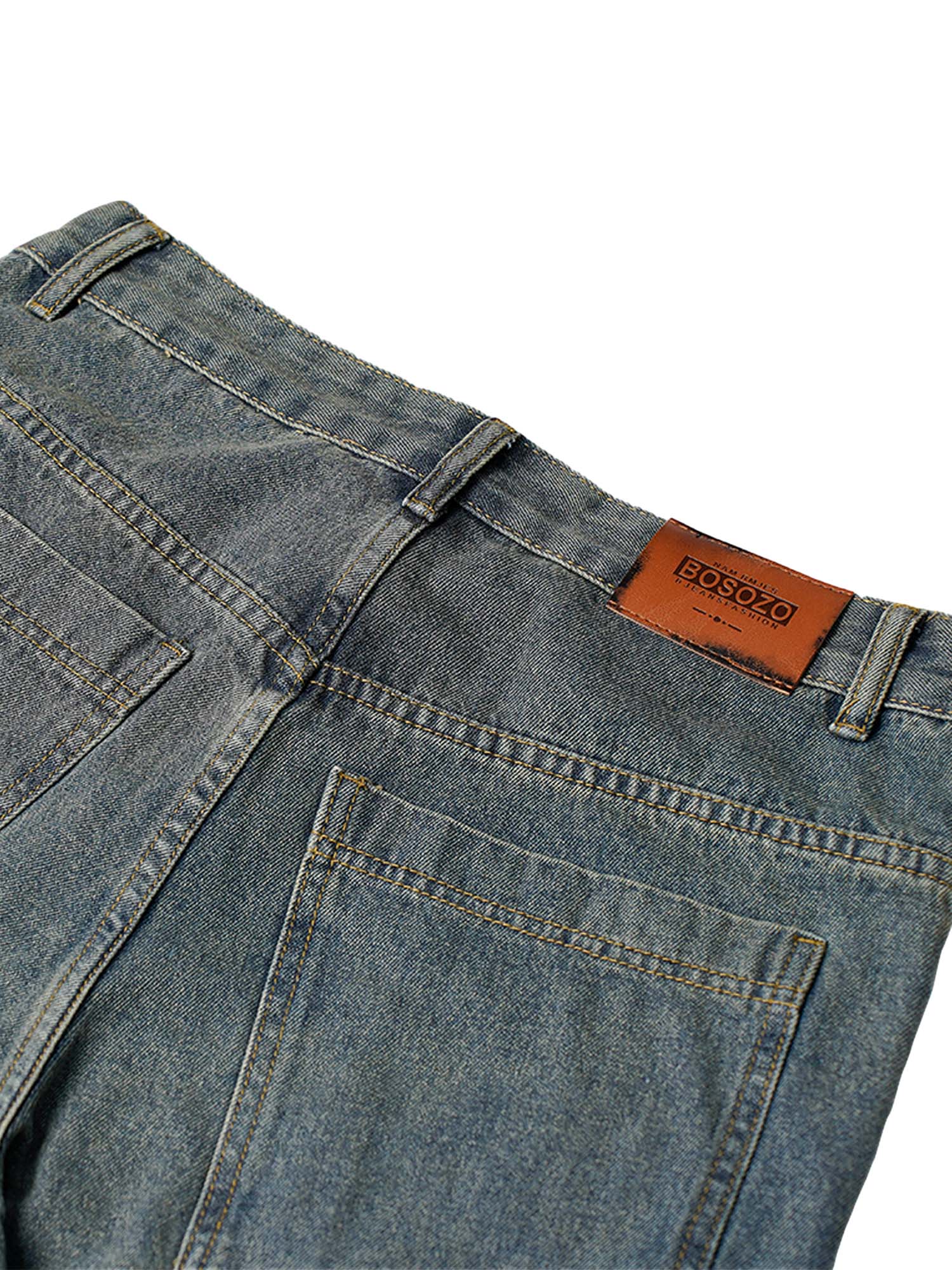 Thesupermade High Street Hip Hop Washed Distressed Jeans - 2069