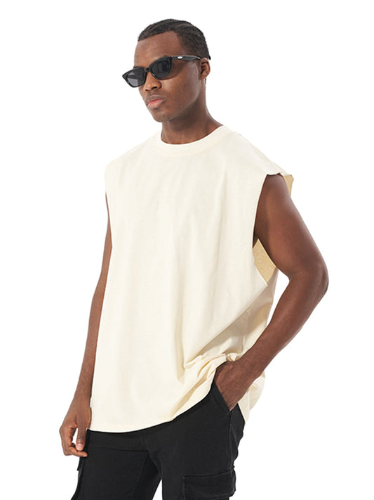 Gilet vintage unisexe sans manches en coton épais TheSupermade