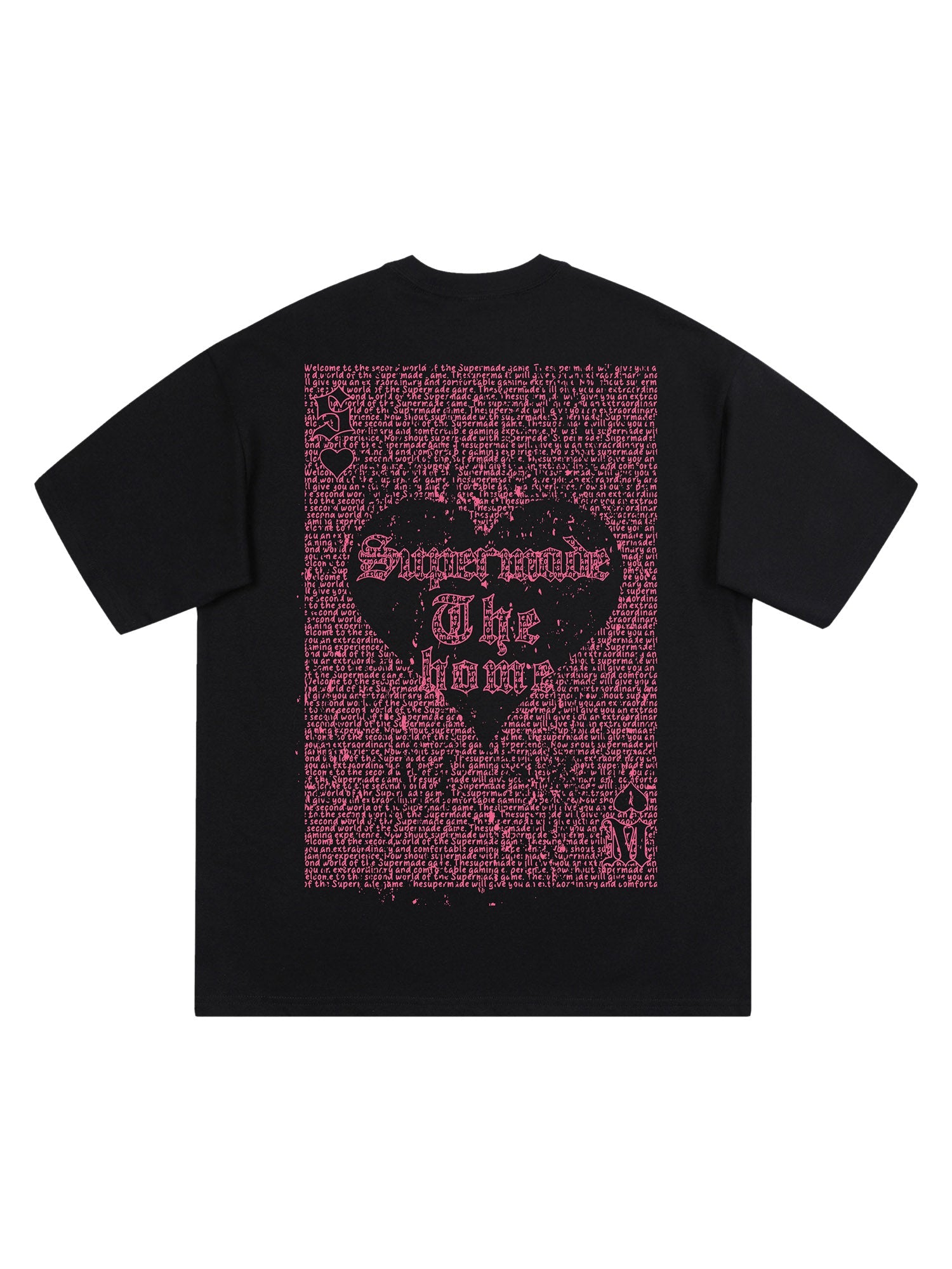 Thesupermade Valentine's Day Graffiti Poker T-shirt - 1946