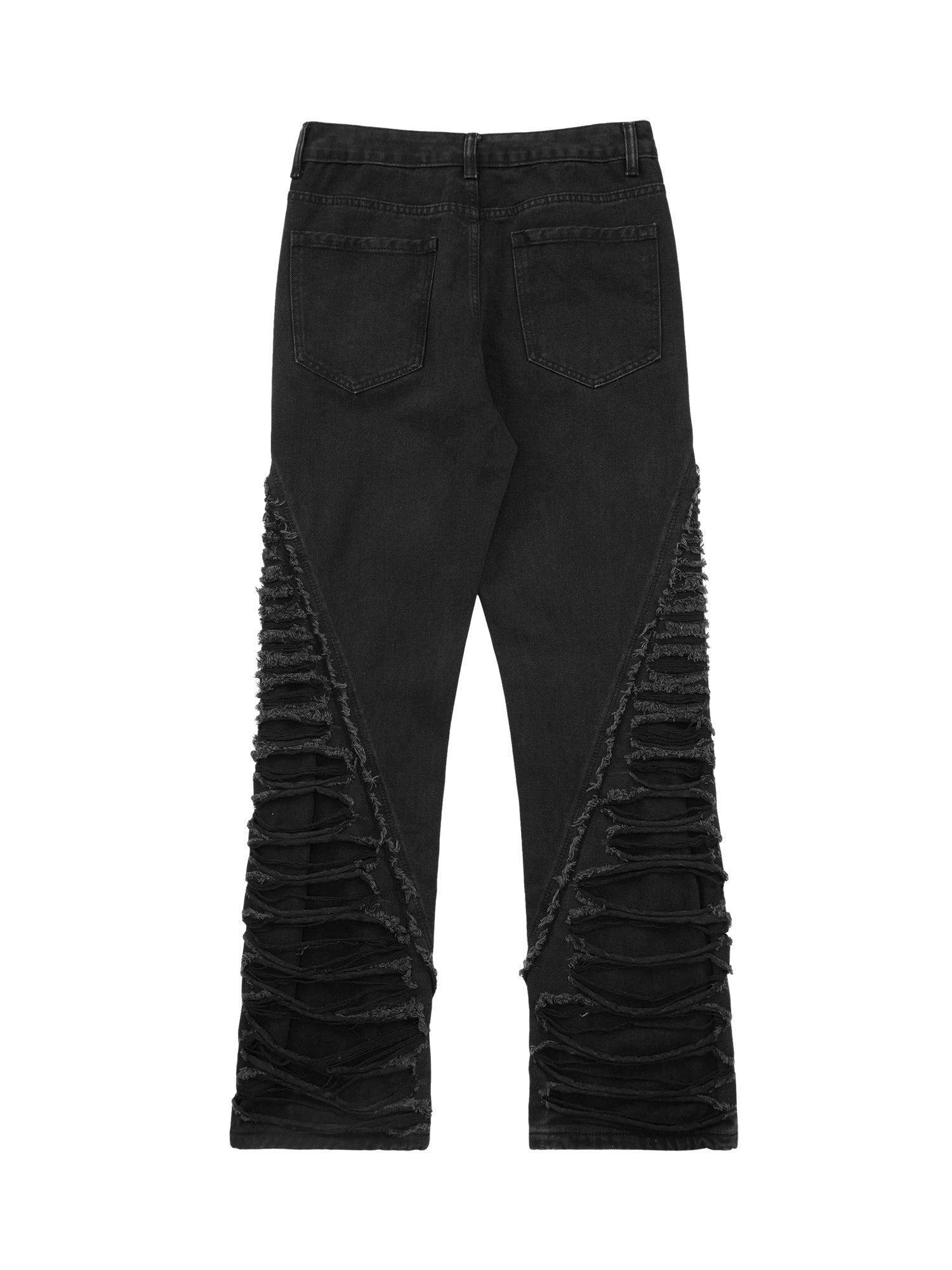 Thesupermade Ripped Double Straight Jeans - 2007