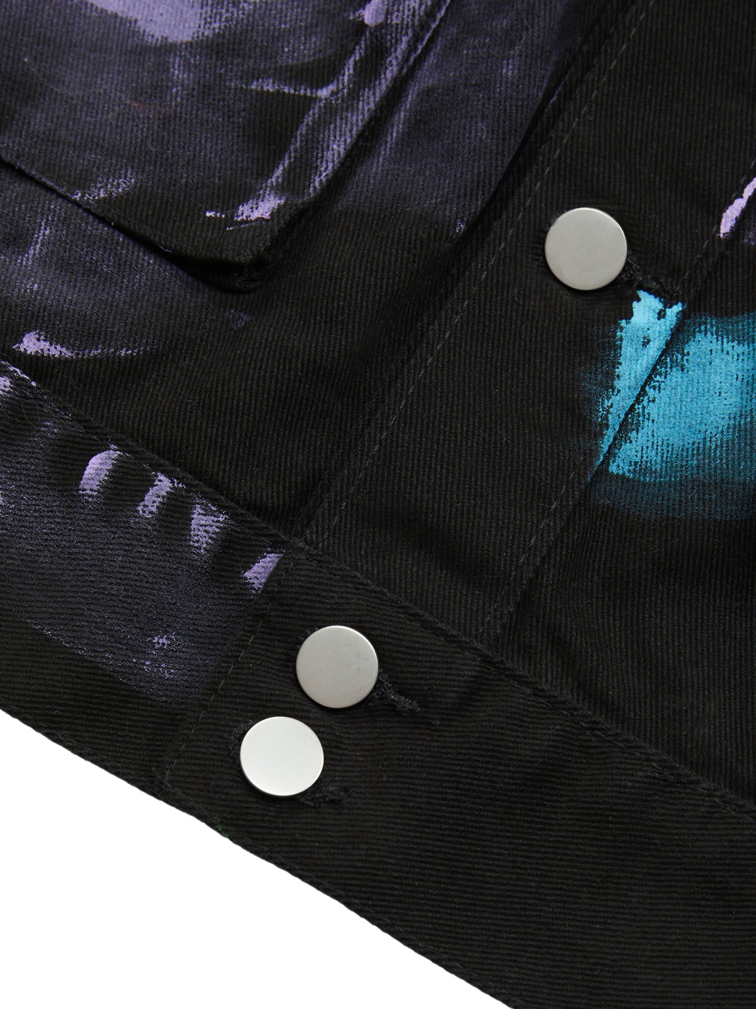 Veste en jean graffiti peinte à la main style hip-hop Thesupermade - 2010