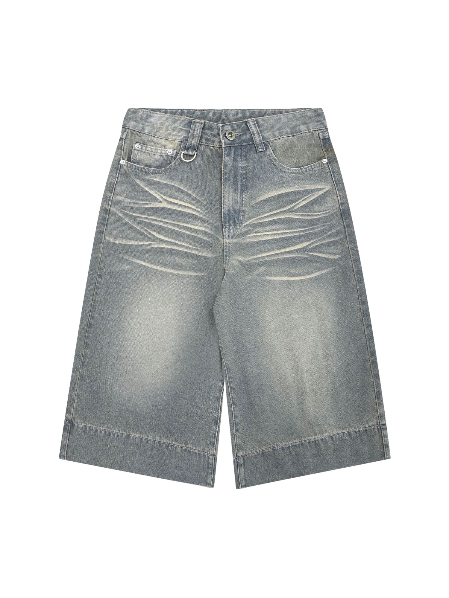 Short hip-hop en denim délavé Thesupermade - 2372