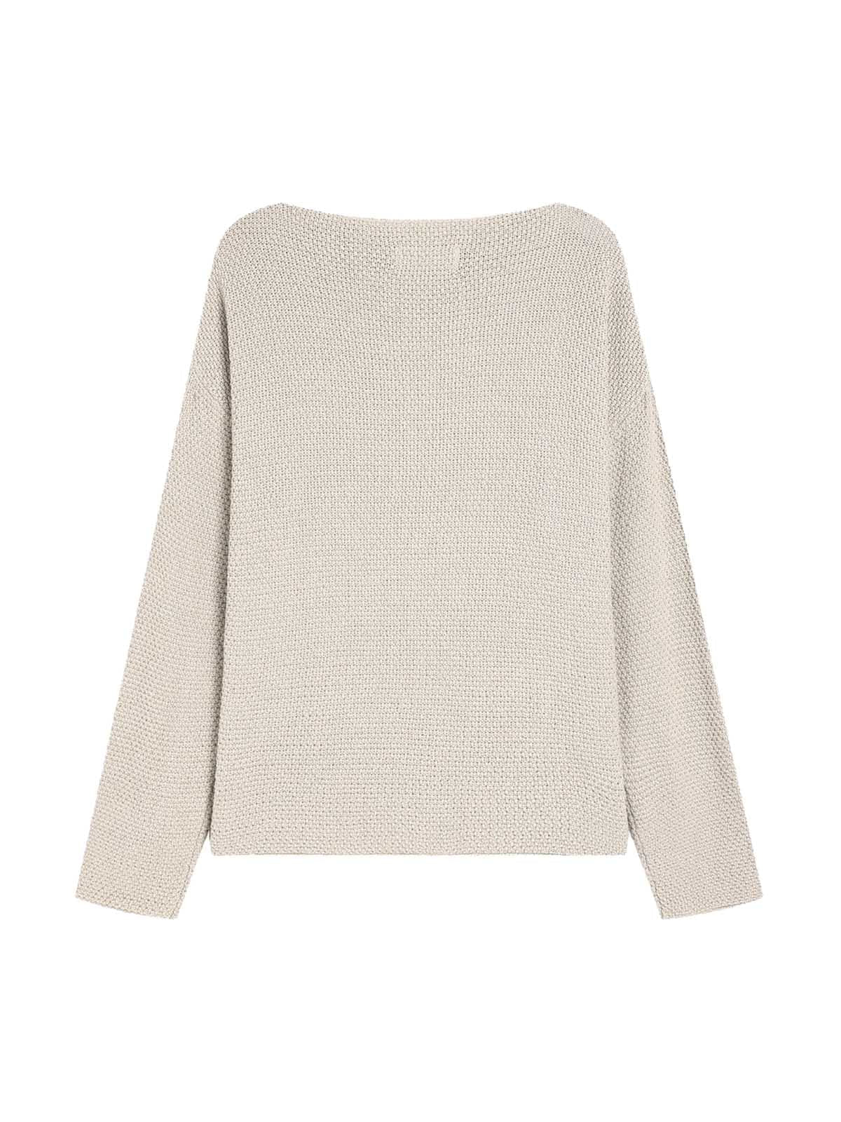 Thesupermade Star Cutout Boatneck Sweater